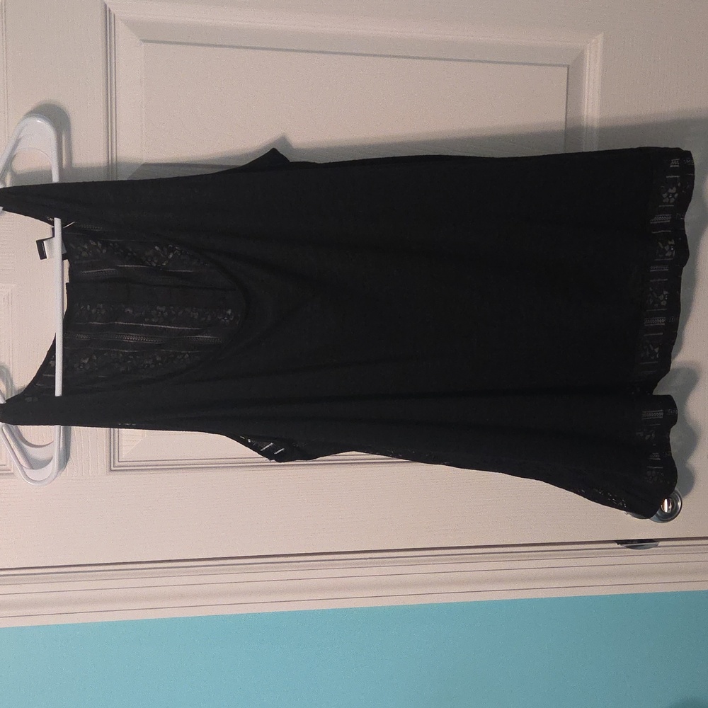 Torrid Black Lace Detail Top